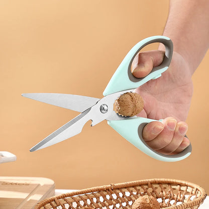 Premium Ultra-Sharp Multi-Function Heavy Duty Eco-Friendly Kitchen Scissors Stainless Steel Blades Plastic Dishwasher Safe