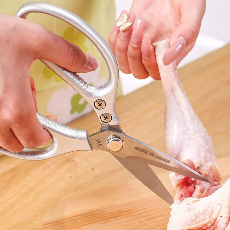 2Cr13 Stainless Steel Heavy Duty Sharp Multifunction Kitchen Scissors Powerful Chicken Bone Scissors