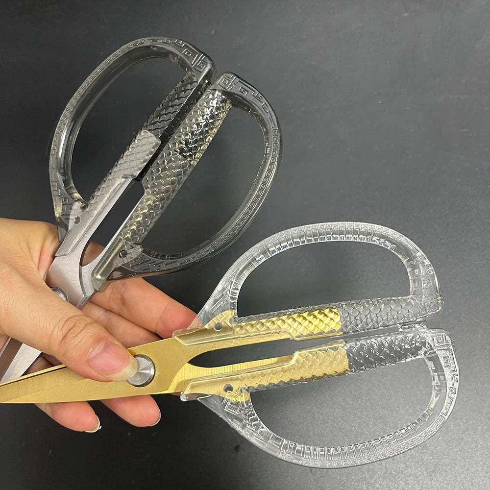 Multi-Purpose Heavy Duty 3Cr14 Stainless Steel Acrylic Handles Household Poultry Scissors Professional Kitchen Shears