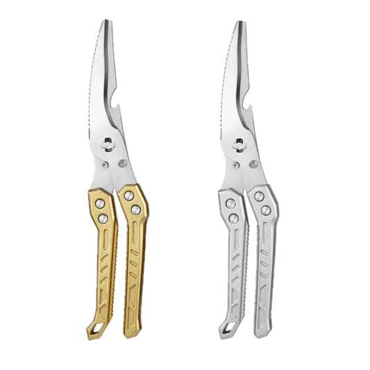 Direct Sale Durable Heavy Duty Stainless Steel Meat Scissor Kitchen Essentials with Aluminum Alloy Handle