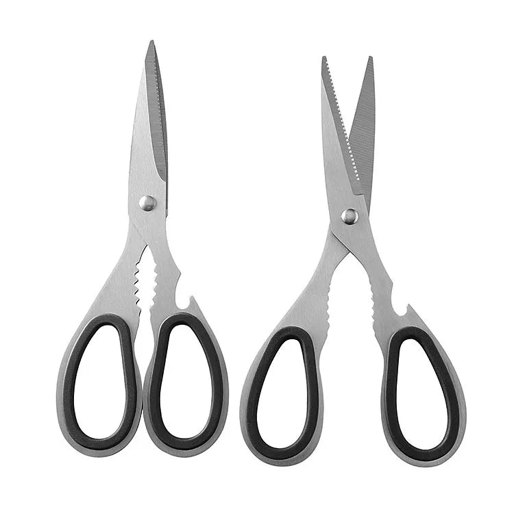 Premium Heavy-Duty Kitchen Scissors Multi-Purpose DIY Grade Stainless Steel Blades Dishwasher Safe Plastic Handle for Shearing