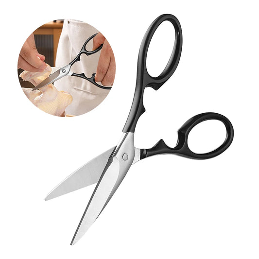 Heavy Duty Stainless Steel Multifunctional Kitchen Cooking Scissors-Premium Food Shears Ultra Sharp Blades Eco-Friendly