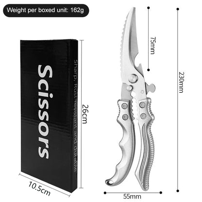 Professional Heavy-Duty Stainless Steel Chicken Bone Scissors Must-Have Kitchen Tool for Cutting