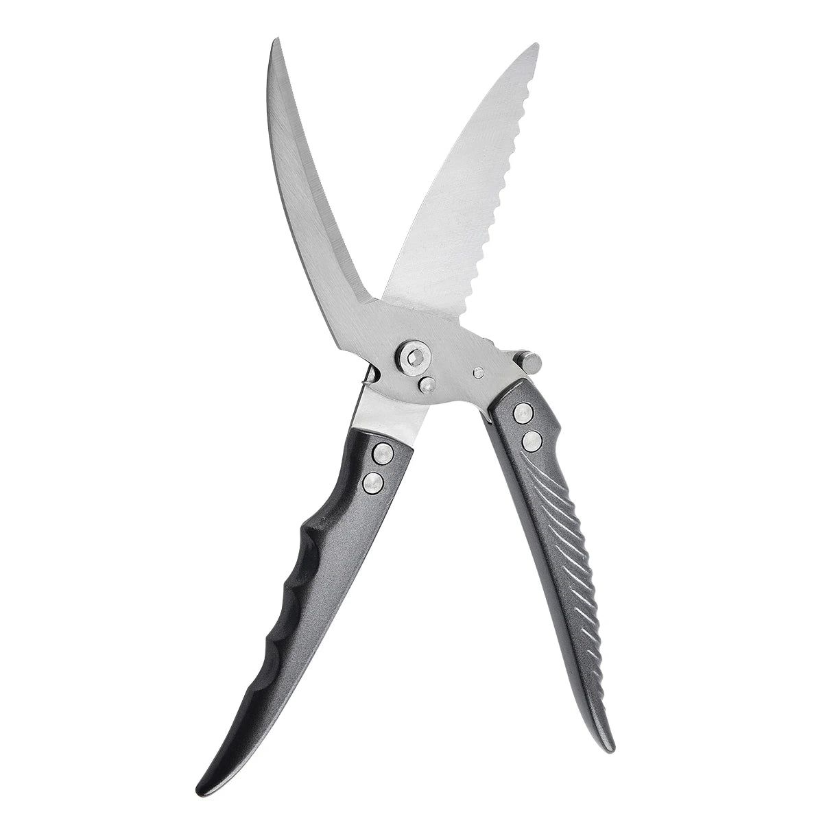 Heavy Duty Detachable Poultry Shears Stainless Steel Knife Scissors with Aluminium Alloy Handle for Kitchen Use