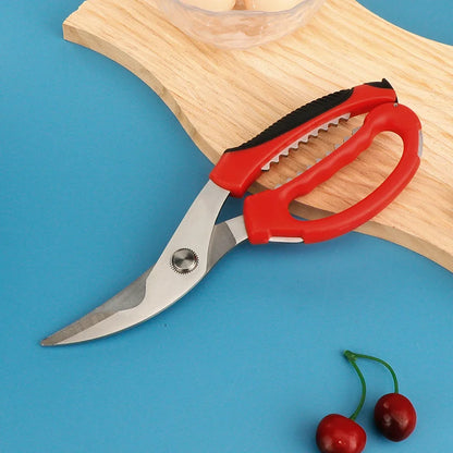 Stainless Steel Chicken Bone Scissors Heavy-Duty Kitchen Multi-Functional Poultry Food Cutting Shears