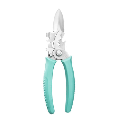 High Quality Customizable Green Kitchen Scissors 3CR13 Stainless Steel 4-Inch Blade Heavy Duty Eco-Friendly Dishwasher Plastic