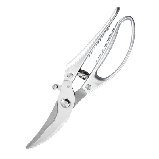 Heavy Duty Stainless Steel Blade Kitchen Scissors Multi-Purpose Aluminum Alloy Essential for Chicken Bone Fish Cutting Household