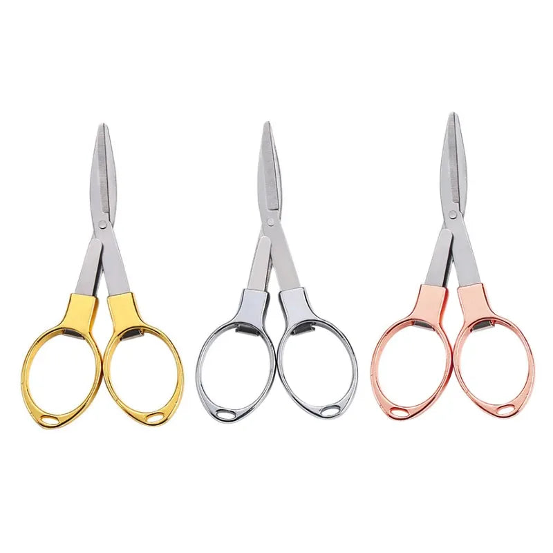 Household DIY Tailor Scissors PINSHUN PH52 2Cr13 Stainless Steel Folding Pocket Scissors Partially Serrated Edge Shears