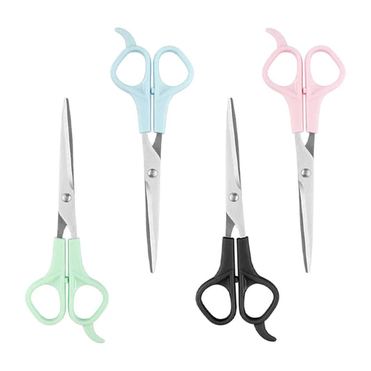 Stainless Steel Hairdressing Scissors with Plastic Handle DIY Grade for Salon Haircut & Hair Cutting Shears