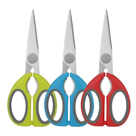 Multifunctional 8-inch Stainless Steel Kitchen Scissors Heavy Duty Durable Meat and Poultry Bone Shears with Cover