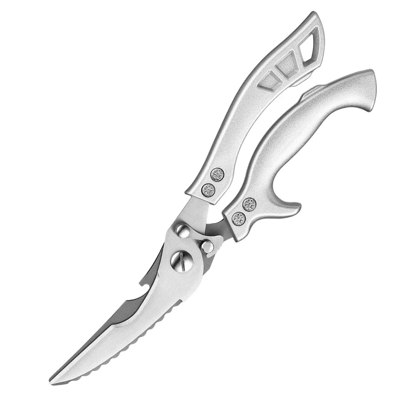 Heavy Duty 3Cr13 Stainless Steel Multifunctional Kitchen Scissors & Poultry Shears Ultra Sharp
