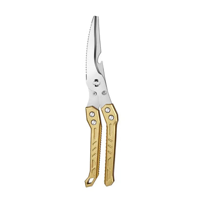 Direct Sale Durable Heavy Duty Stainless Steel Meat Scissor Kitchen Essentials with Aluminum Alloy Handle
