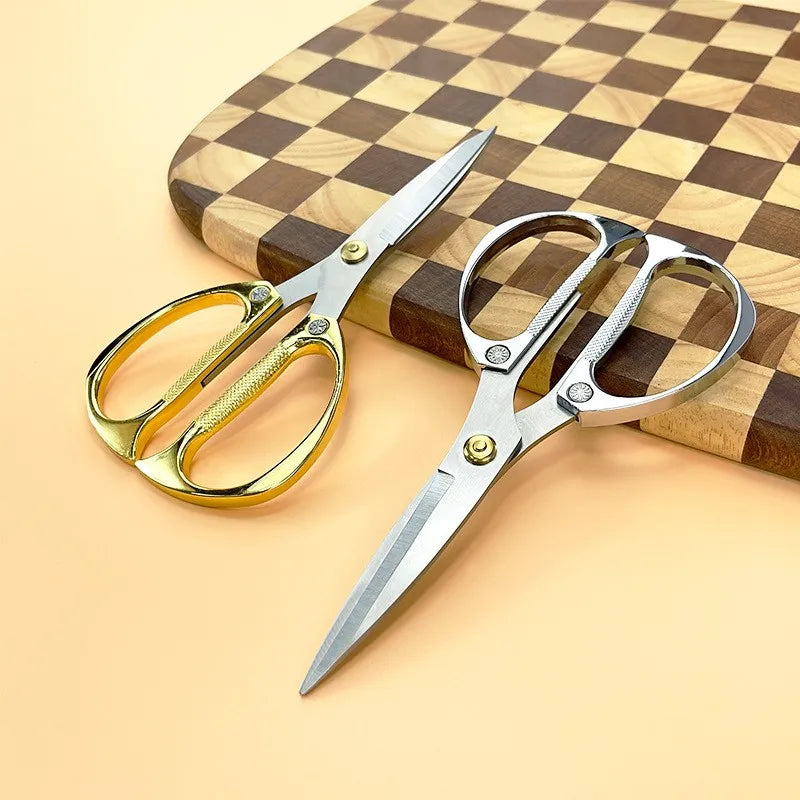 Professional Heavy Duty Stainless Steel Kitchen Utility Cooking Shears & Meat Scissors Aluminum Alloy Handles Ultra Sharp Blades