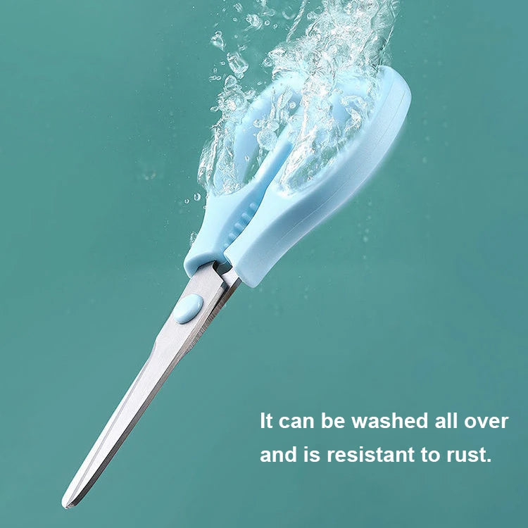 High Quality Heavy Duty 420J2 Stainless Steel Eco-Friendly Ultra Sharp Dishwasher Safe Utility Kitchen Shears Baby Food Scissors