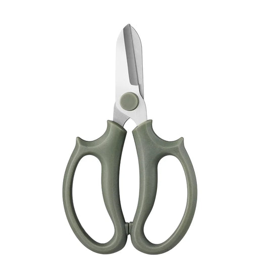 Professional 6-Inch Florist Clipper Scissors New Design Straight Head Blade Rose Pruner 2.5mm Thickness Plastic DIY Gardening