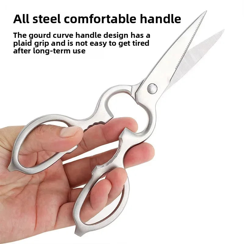 Professional Multifunctional Heavy-Duty Stainless Steel Scissors Must-Have Kitchen Tool Ultra Sharp Blades Eco-Friendly Design
