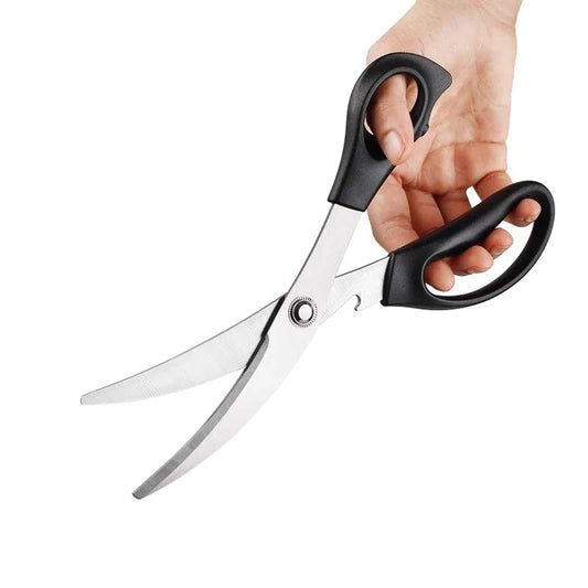 Heavy Duty Stainless Steel Kitchen Scissors New Design Multifunctional Bone Meat Cut Shears Sharp Multifunctional Kitchen Shear