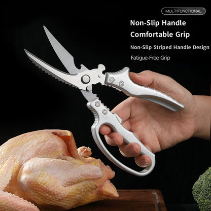 Professional 3cr13 Steel Kitchen Shears Heavy Duty Ergonomic Multi-Purpose Scissors for Cutting Meat Poultry Herbs
