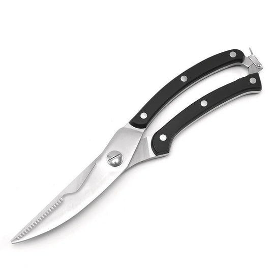 High Quality Household 3Cr13 Steel Kitchen Poultry Shears Best Heavy-Duty Chicken Scissor with ABS Handle Stainless Steel Blade