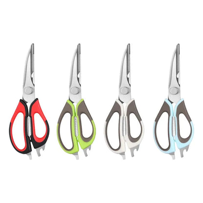 Newly Designed Multi-Purpose Kitchen Scissors Stainless Steel Blade Cover for Vegetable Food Meat Poultry Shears Cutting