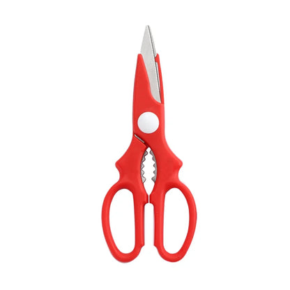 8.2 Inch Black Poultry Shears Heavy Duty Cook Meat Scissors with PP Handle All-Purpose Household Chicken Bone Scissors